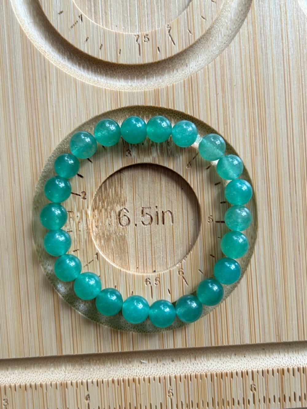 Green Aventurine Beaded Stretch Bracelet